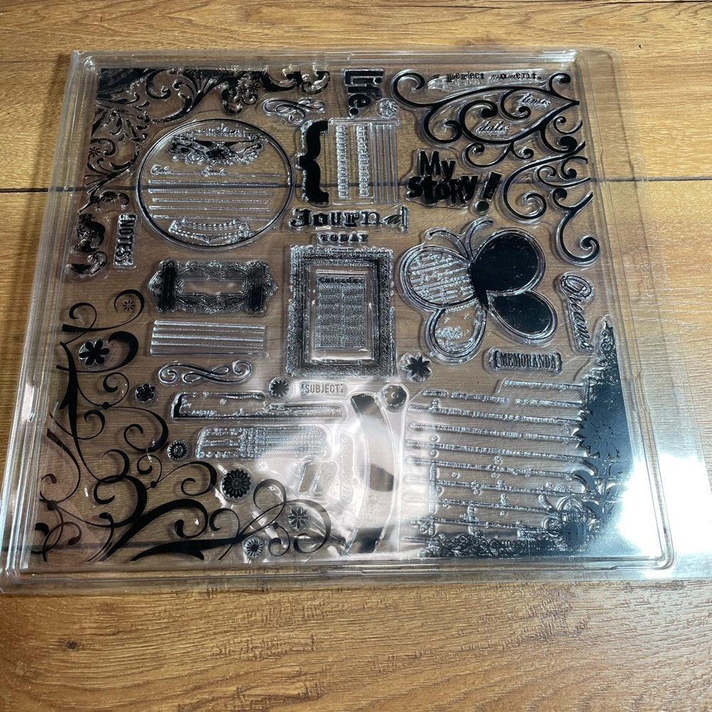 New clear Rubber stamp set
